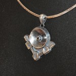 СРЕБЪРЕН МЕДАЛЬОН, РЪЧНА ИЗРАБОТКА